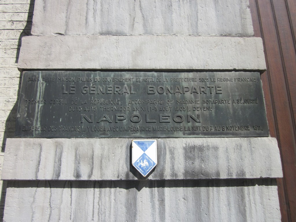 plaque napoléon liège